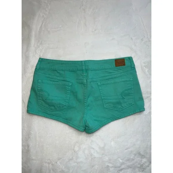 New American Eagle Shortie Stretch Shorts Size 12 - Picture 2 of 6